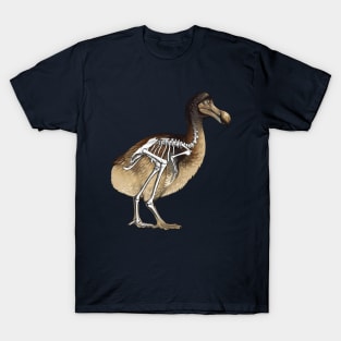 Dodo Bird Skeleton Anatomy T-Shirt